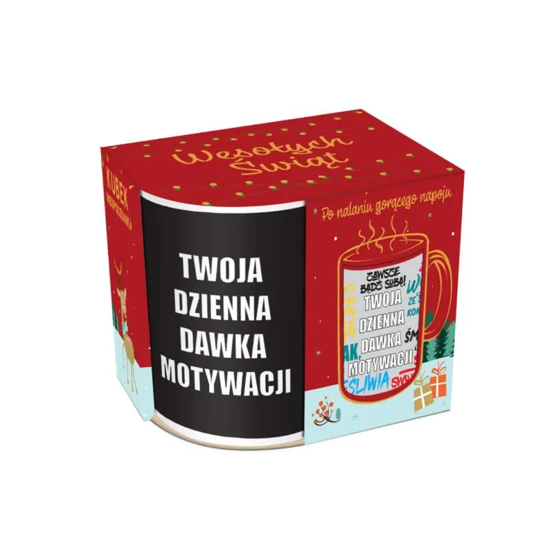 KUBEK NIESPODZIANKA TWOJA DZIENNA DAWKA MOTYWACJI 310ML
