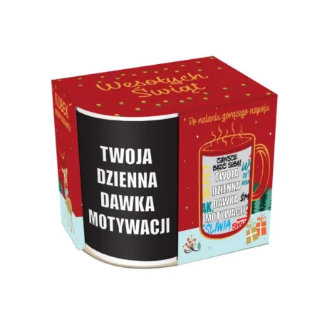 KUBEK NIESPODZIANKA TWOJA DZIENNA DAWKA MOTYWACJI 310ML