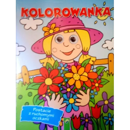 KOLOROWANKA. POSTACIE Z RUCHOMYMI OCZKAMI
