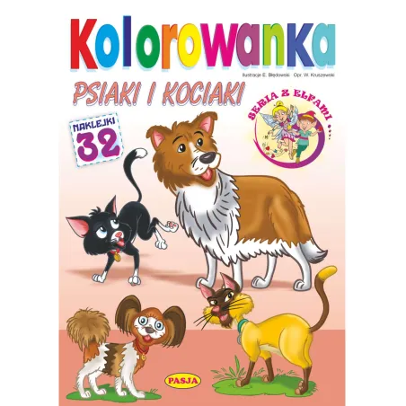 Psiaki I Kociaki Kolorowanka Psiaki I Kociaki Kolorowanka