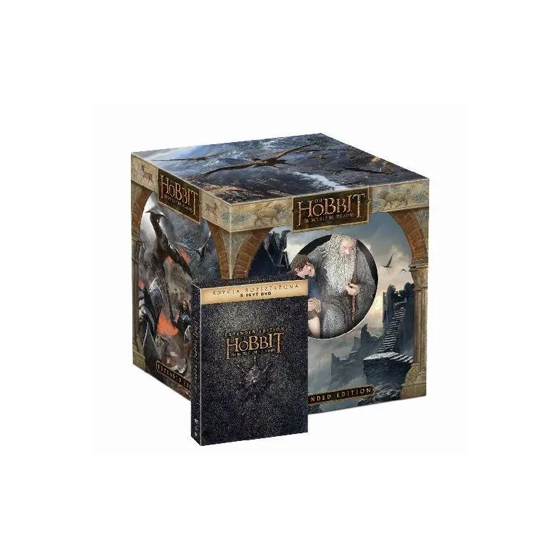 HOBBIT: BITWA PIĘCIU ARMII WYDANIE ROZSZERZONE Z FIGURKĄ DVD