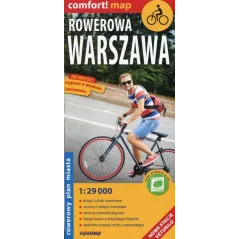 ROWEROWA WARSZAWA. ROWEROWY PLAN MIASTA 1 : 29 000