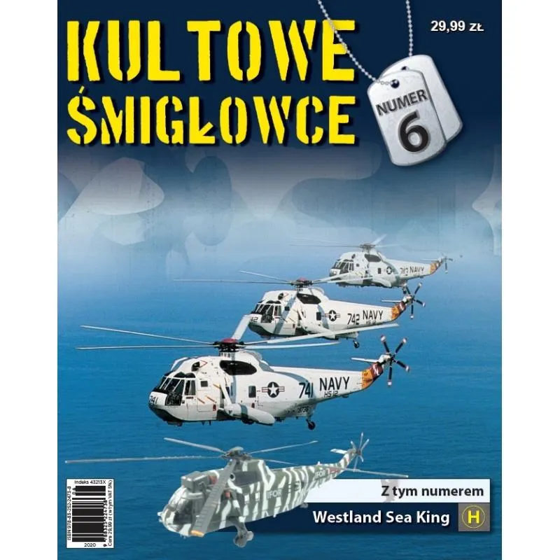 KULTOWE ŚMIGŁOWCE NR 6 + MODEL WESTLAND SEA KING
