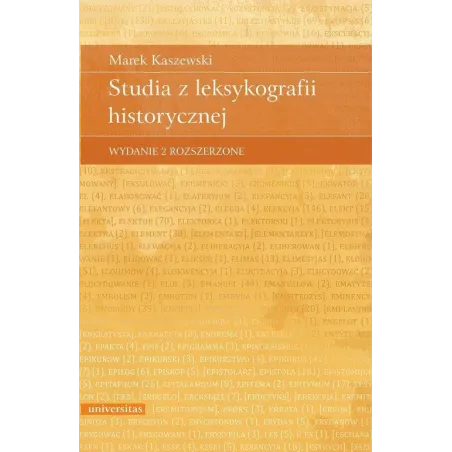 Studia Z Leksykografii Historycznej Ii Studia Z Leksykografii Historycznej Ii