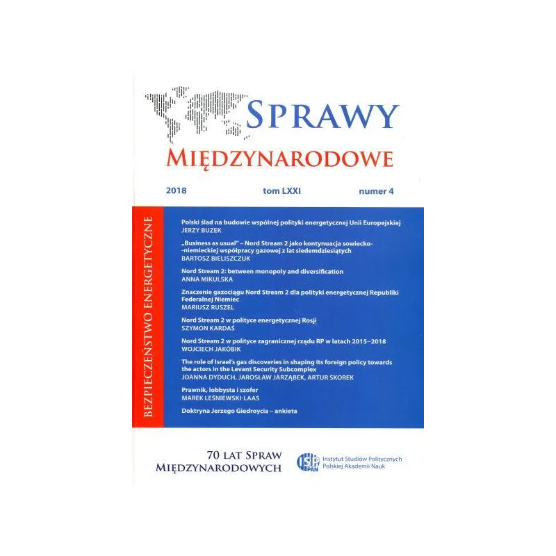 SPRAWY MIĘDZYNARODOWE LXXI NUMER 4