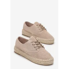 BEŻOWE ESPADRYLE ROZMIAR 36