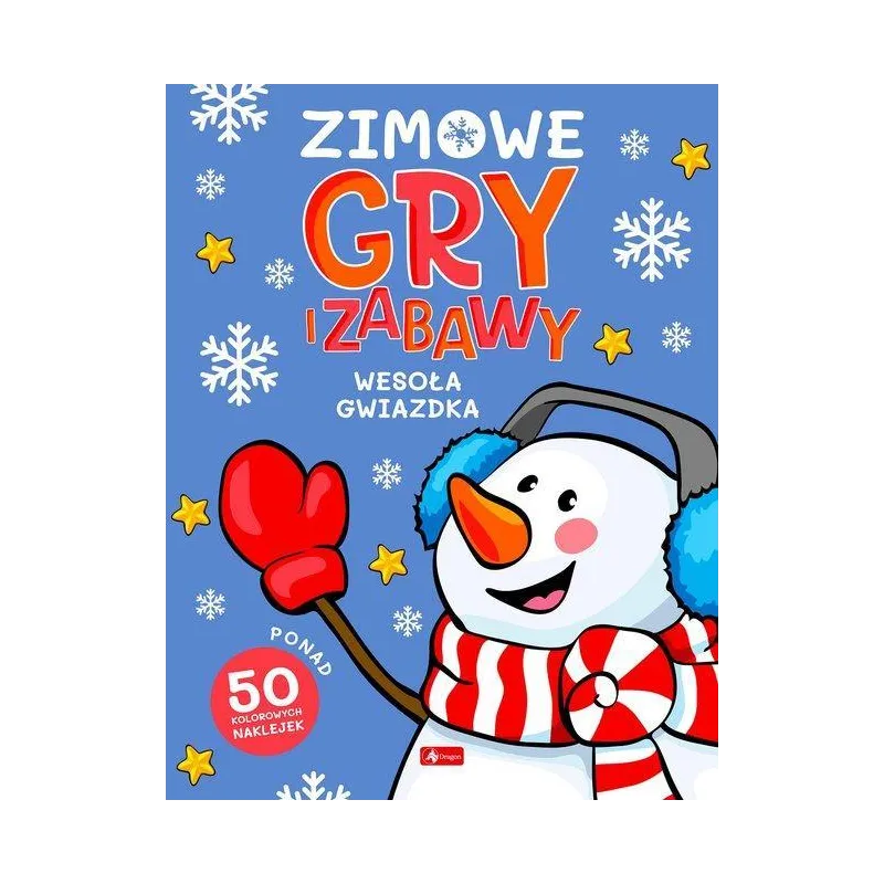 WESOŁA GWIAZDKA. ZIMOWE GRY I ZABAWY Z NAKLEJKAMI