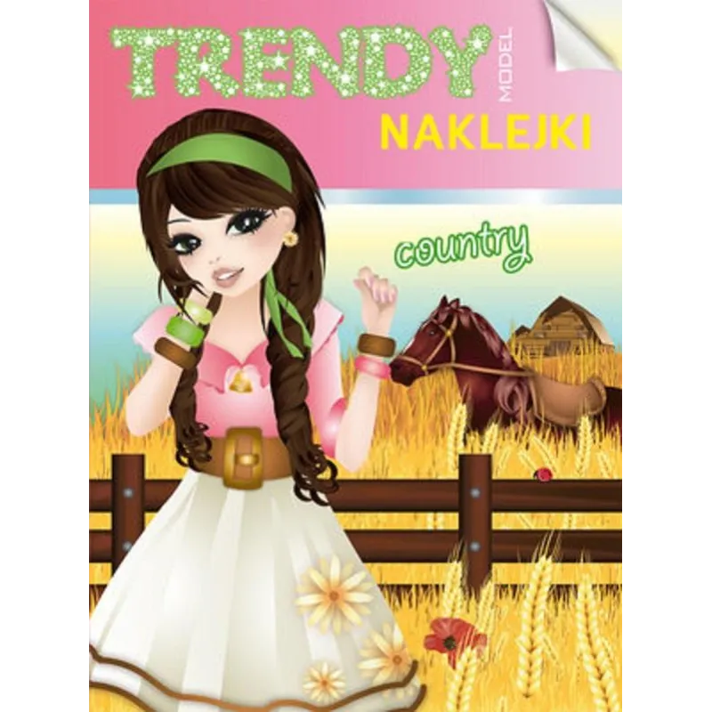 TRENDY MODEL COUNTRY. KSIĄŻKA Z NAKLEJKAMI