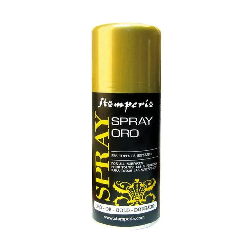 SPRAY ZŁOTY 150 ML STAMPERIA