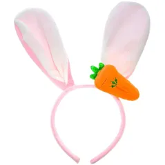 Opaska Zajączek Z Marchewką 29 Cm