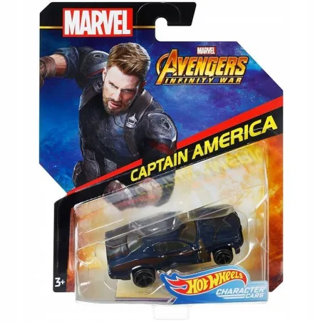 AVENGERS KAPITAN AMERYKA SAMOCHODZIK HOT WHEELS MARVEL
