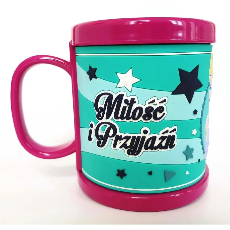 KUBEK PLASTIKOWY MIŁOŚĆ I PRZYJAŹŃ DISNEY KRAINA LODU 250 ML