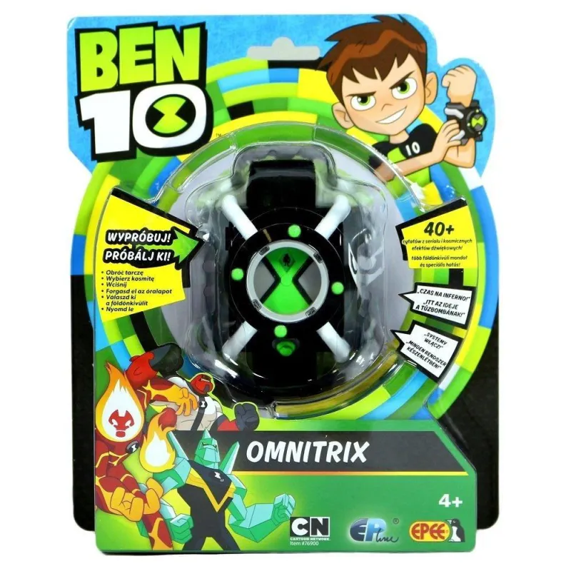 BEN 10 ZEGAREK OMNITRIX 4+