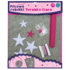 TOREBKA FILCOWA DUŻA STARS FILCOWE ROBÓTKI 5+ - Stnux