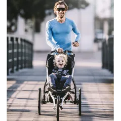 WÓZEK SPACEROWY DO BIEGANIA THULE GLIDE 2 JET BLACK