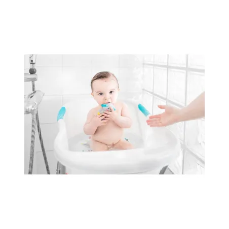 Badabulle Ergonomiczna Wanienka Z Korkiem Spustowym Biała Fun Blue Ii Gatunek