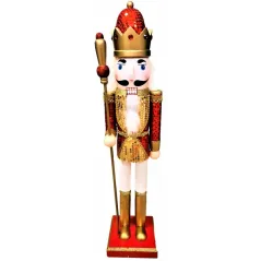 FIGURKA DREWNIANY DZIADEK DO ORZECHÓW 60 CM