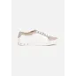 Biało Złote Sneakersy Z Ćwiekami Na Podeszwie Z Błyszczącymi Wstawkami Rozmiar 38 Biało Złote Sneakersy Z Ćwiekami Na Podeszwie Z Błyszczącymi Wstawkami Rozmiar 38