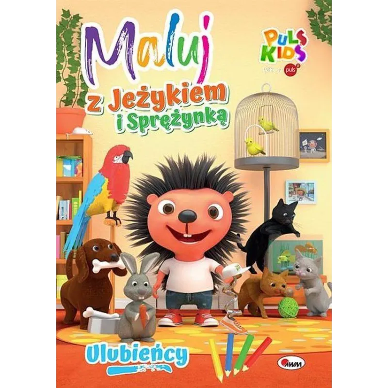 ULUBIEŃCY. MALUJ Z JEŻYKIEM I SPRĘŻYNKĄ