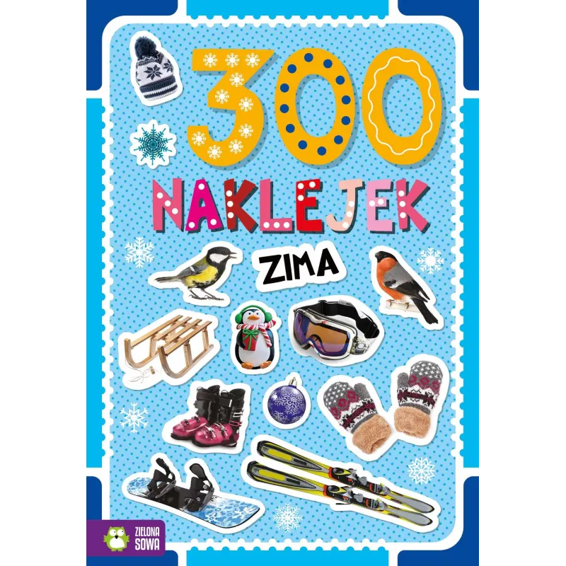 ZIMA. 300 NAKLEJEK