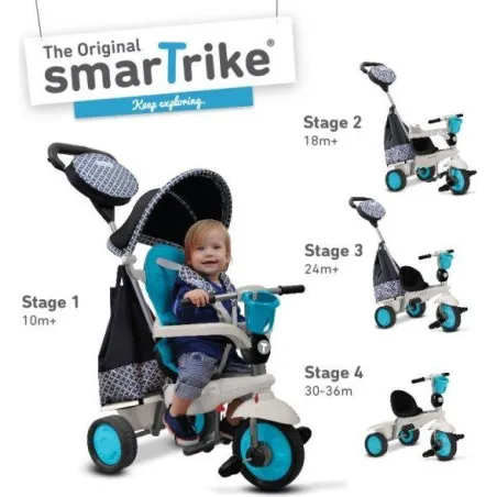 ROWEREK TRÓJKOŁOWY 4W1 SMART TRIKE 10M+ II GATUNEK