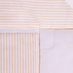 MATA NA PRZEWIJAK + 2 ZDEJMOWANE NIEPRZEMAKALNE POKRYCIA Z MIĘKKIEJ FROTY 76 X 76 CM LULANDO