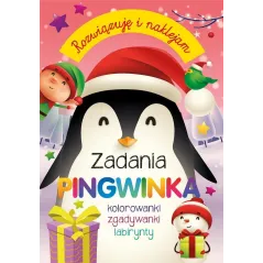 ZADANIA PINGWINKA. ROZWIĄZUJĘ I NAKLEJAM Barbara Szymanek