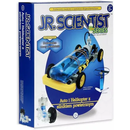 AUTO I HELIKOPTER Z SILNIKIEM POWIETRZNYM ZESTAW NAUKOWY JR. SCIENTIST 8+ II GATUNEK