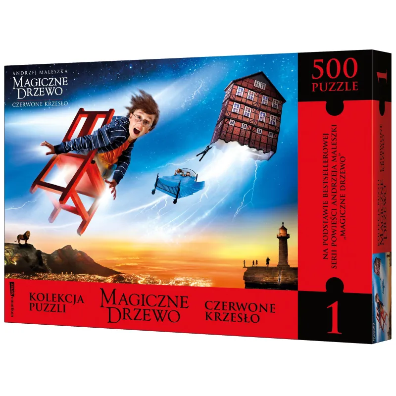 MAGICZNE DRZEWO CZERWONE KRZESŁO PUZZLE 500 ELEMENTÓW