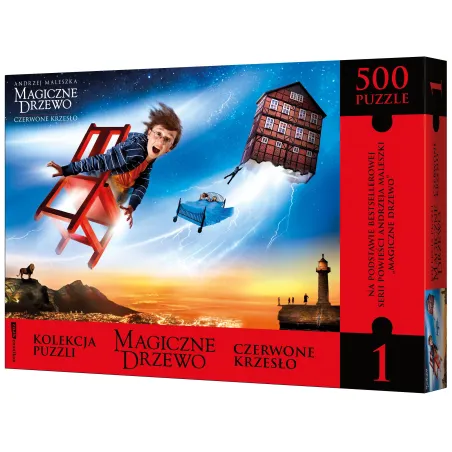 MAGICZNE DRZEWO CZERWONE KRZESŁO PUZZLE 500 ELEMENTÓW