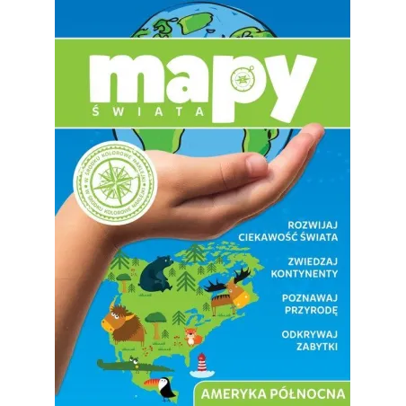 MAPY ŚWIATA AMERYKA PÓŁNOCNA - Dragon