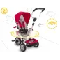 Rowerek Trójkołowy Z Daszkiem Czerwony Ricokids