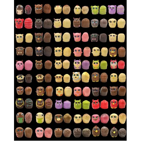 CHOCOTINIS MUFINKA PRALINKA ZWIERZĄTKO FIGURKA 3+