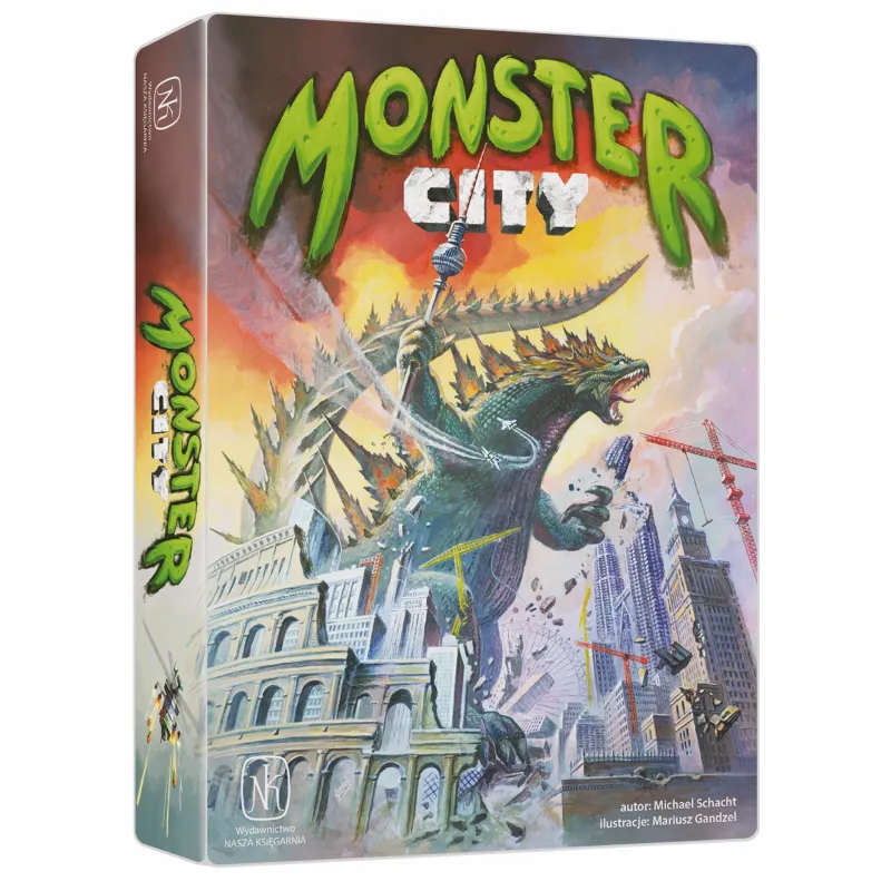 MONSTER CITY RODZINNA GRA KARCIANA 8+
