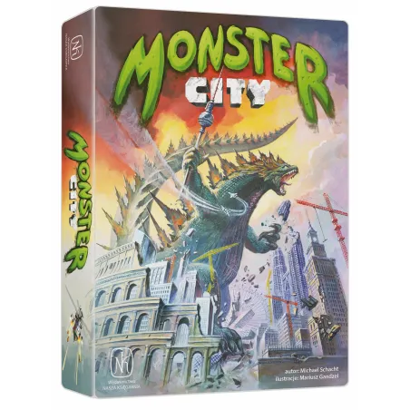 MONSTER CITY RODZINNA GRA KARCIANA 8+