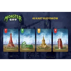 Monster City Rodzinna Gra Karciana 8+