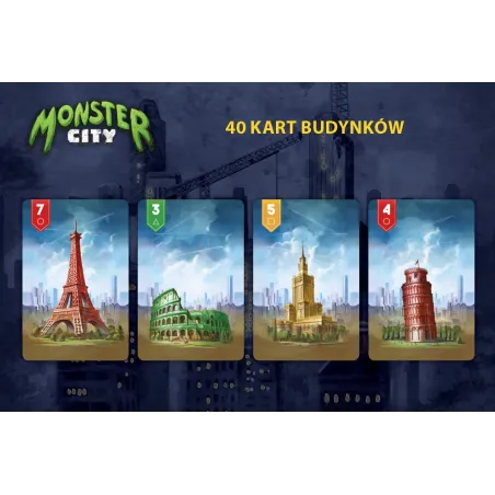 Monster City Rodzinna Gra Karciana 8+