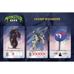 MONSTER CITY RODZINNA GRA KARCIANA 8+