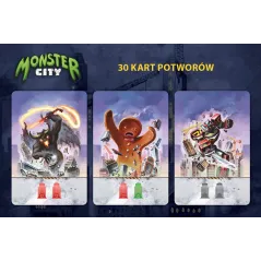 MONSTER CITY RODZINNA GRA KARCIANA 8+
