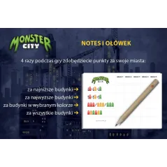 MONSTER CITY RODZINNA GRA KARCIANA 8+