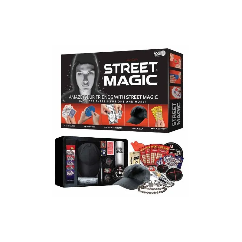 ULICZNA MAGIA ZESTAW SZTUCZEK + CZAPKA 8+