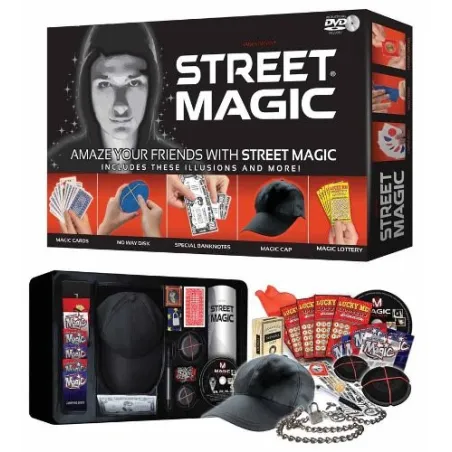 ULICZNA MAGIA ZESTAW SZTUCZEK + CZAPKA 8+