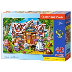JAŚ I MAŁGOSIA PUZZLE 40 ELEMENTÓW MAXI 4+