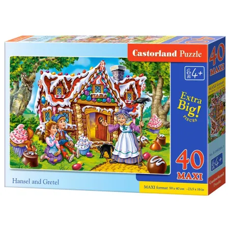 JAŚ I MAŁGOSIA PUZZLE 40 ELEMENTÓW MAXI 4+