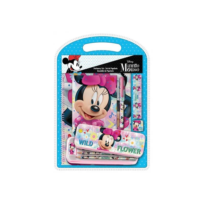 ZESTAW PIŚMIENNICZY MYSZKA MINNIE 12 ELEMENTÓW DISNEY