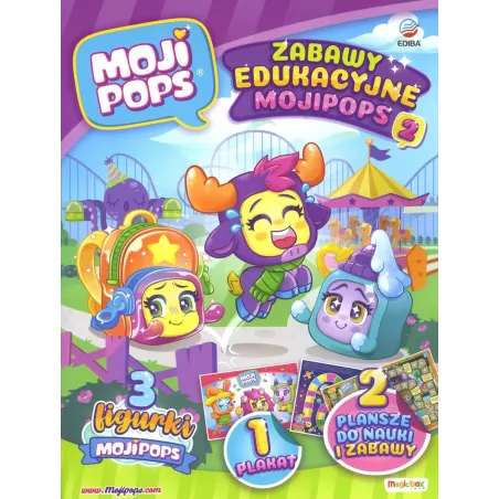 MOJI POPS. ZABAWY EDUKACYJNE MOJIPOPS 2 + 3 FIGURKI