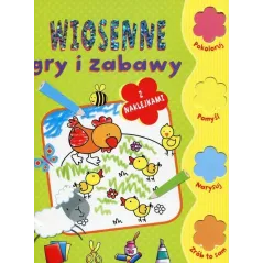 WIOSENNE GRY I ZABAWY Z NAKLEJKAMI