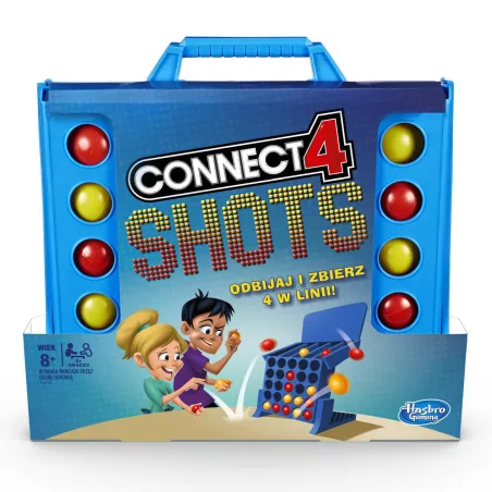 CONNECT 4 SHOTS GRA ZRĘCZNOŚCIOWA EDYCJA POLSKA 8+