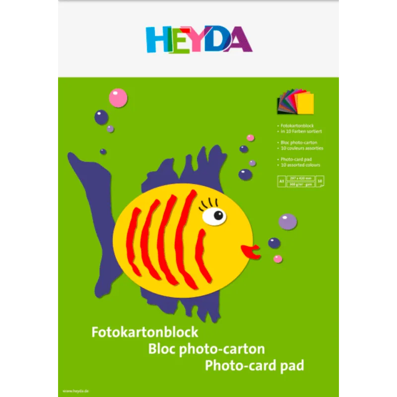 BLOK KARTONOWY KOLOROWY .A3 - Heyda