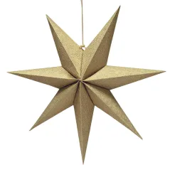 LAMPION GWIAZDA ZŁOTA